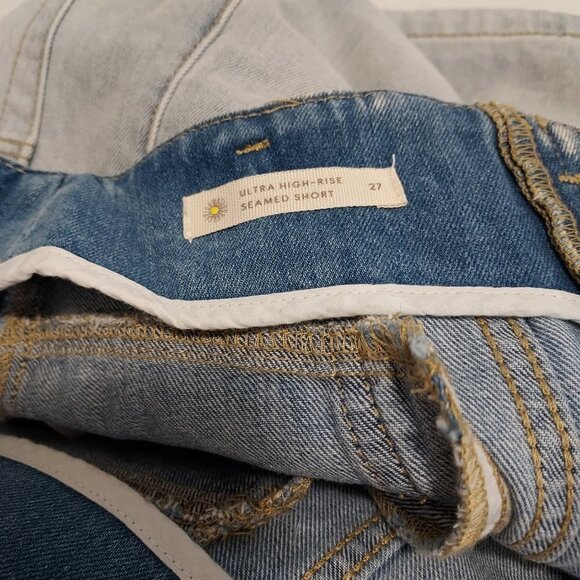 Happy Nature Ultra High Rise Seamed Shorts NWT - Picture 9 of 10